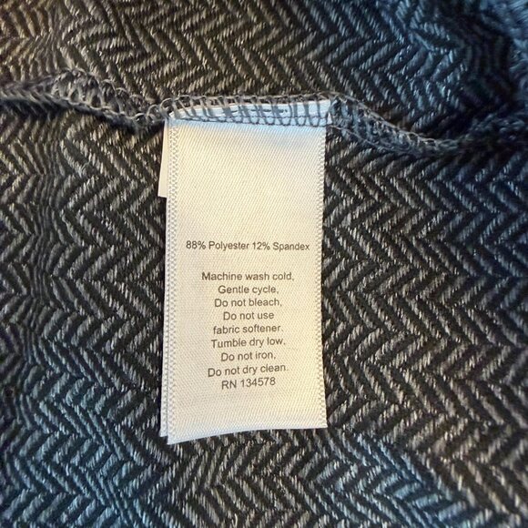 🐳 Vineyard Vines Quarter-Zip Pullover – Gray Herringbone – Size L - Picture 6 of 8